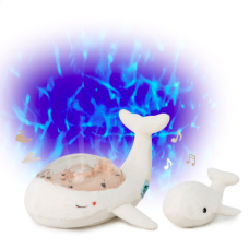 Cloud B - Tranquil Whale™ - Sons et lumières avec hochet - Baleine blanche